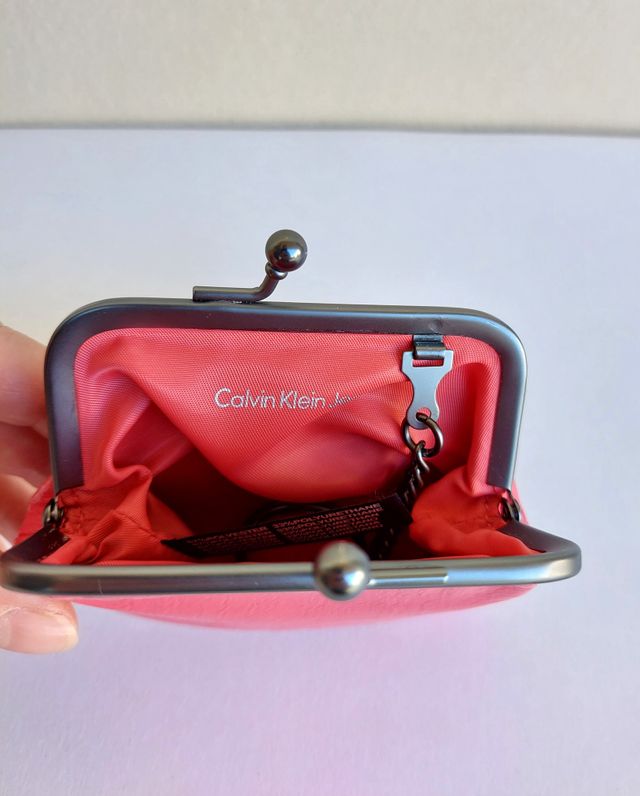 Porta monete Calvin Klein nuovo colore rosa
