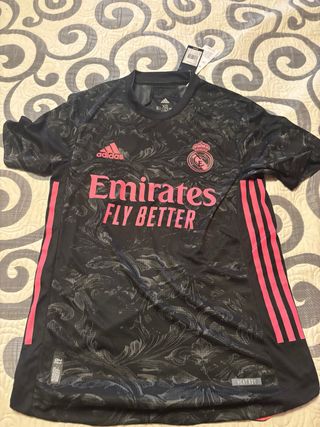 Camiseta Real Madrid Mujer Adidas Negra Talla XS