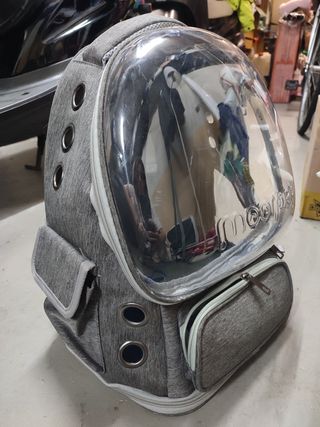 Mochila transportín para gato