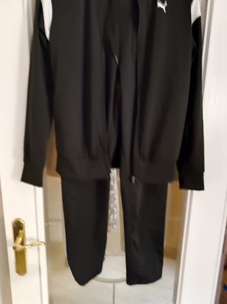 Chándal Puma Mujer Negro y Blanco