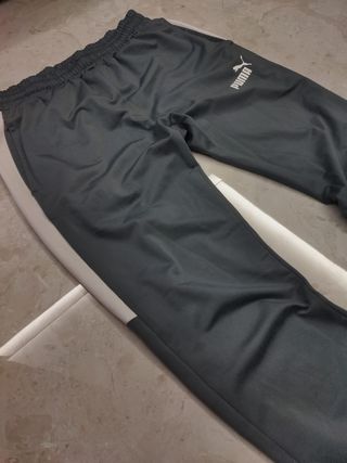 Chándal Puma Gris y Blanco Talla M