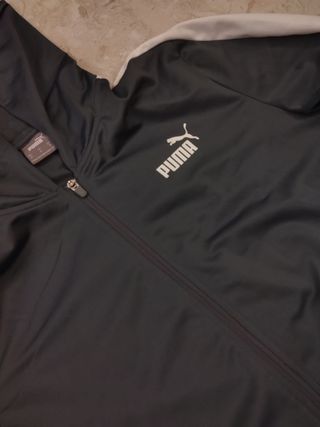 Chándal Puma Gris y Blanco Talla M