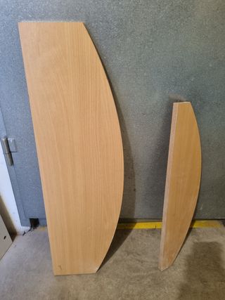 Conjunto de estantería de madera