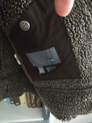 Cazadora ante marrón chocolate