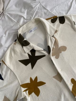 Pijama Zara estampado floral