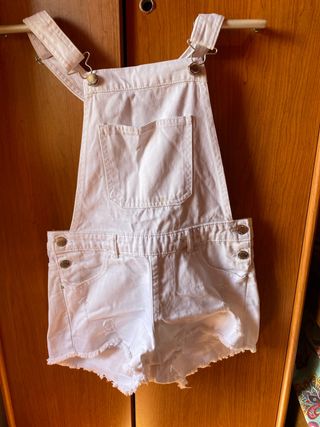 Mono corto tejano blanco 