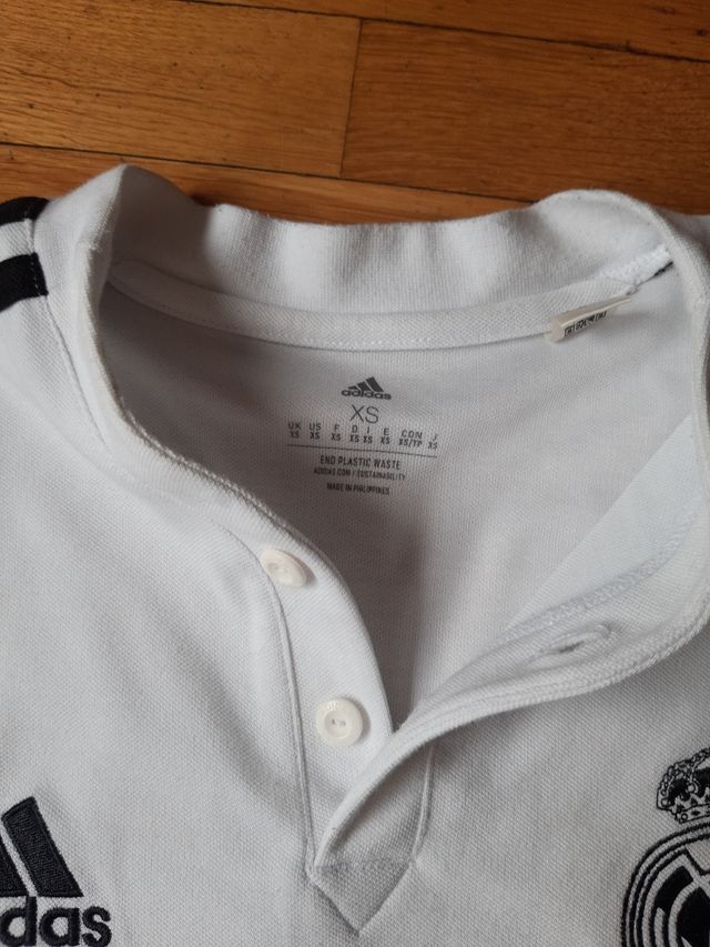 Polo Real Madrid Adidas 23/24 Blanco