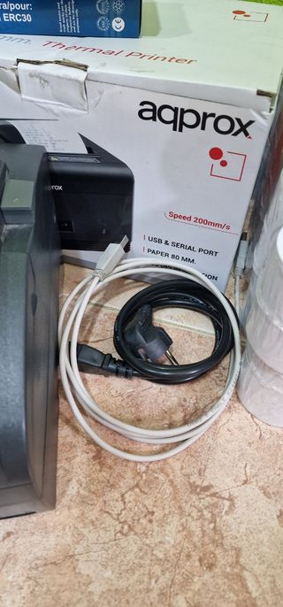 Impresora Térmica Bixolon Negra + Rollos + tinta