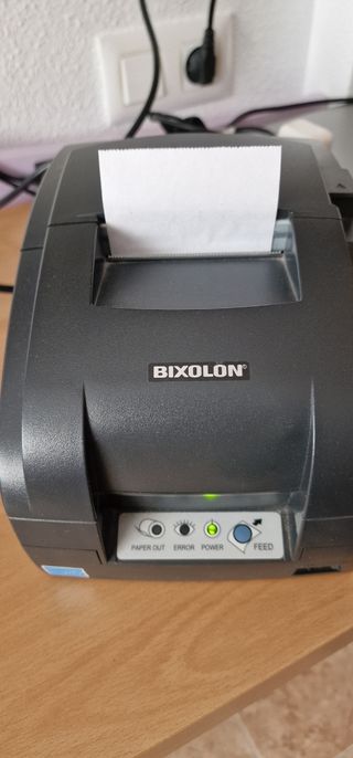 Impresora Térmica Bixolon Negra + Rollos + tinta