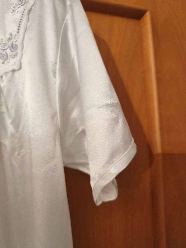 Camicia da notte Linclalor bianca  manica corta