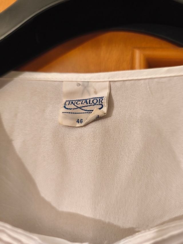 Camicia da notte Linclalor bianca  manica corta