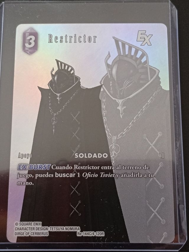 Carta Final Fantasy Restrictor Re-144C. Full Art.