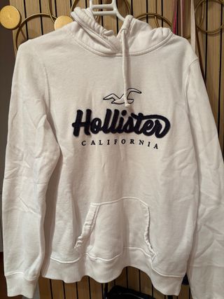 Sudadera Hollister Blanca