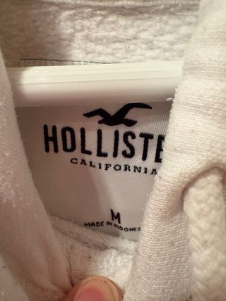 Sudadera Hollister Blanca