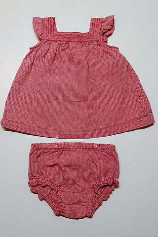 Conjunto bebé niña 3/6 meses rojo
