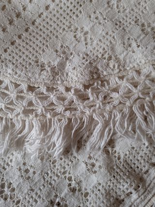 Colcha vintage blanca