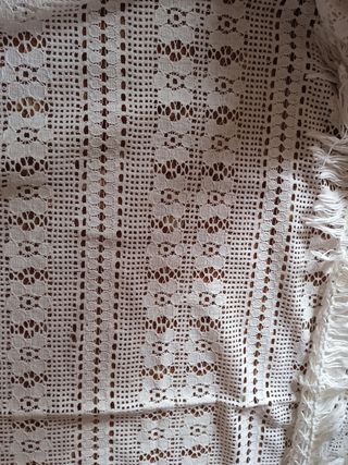 Colcha vintage blanca