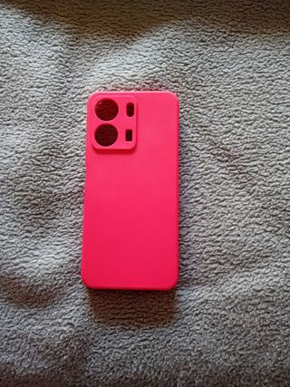 Funda móvil roja