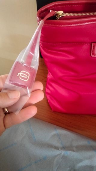 Borsa Piquadro donna rossa nuova con cartellino