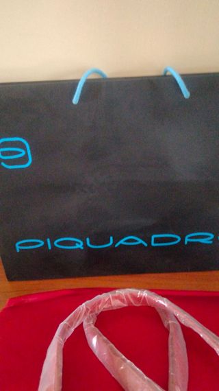 Borsa Piquadro donna rossa nuova con cartellino