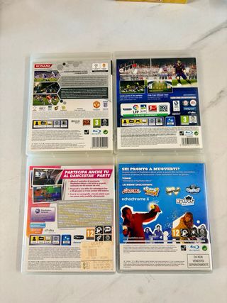 Lote 4 Juegos PS3: PES 2011, FIFA 14, DanceStar Pa