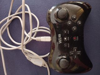 Mando Wii U Nintendo Negro inalámbrico 