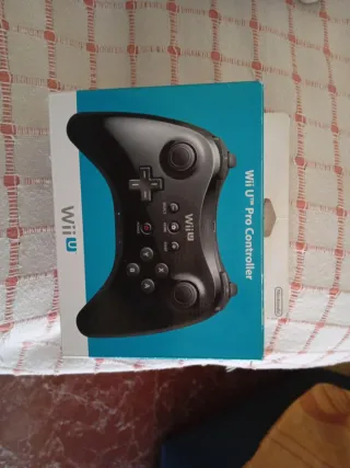 Mando Wii U Nintendo Negro inalámbrico