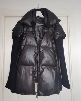 Chaqueta plumas negra Killah