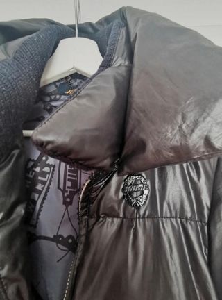 Chaqueta plumas negra Killah