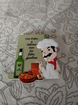 Imán Nevera Recuerdo Asturias Chef