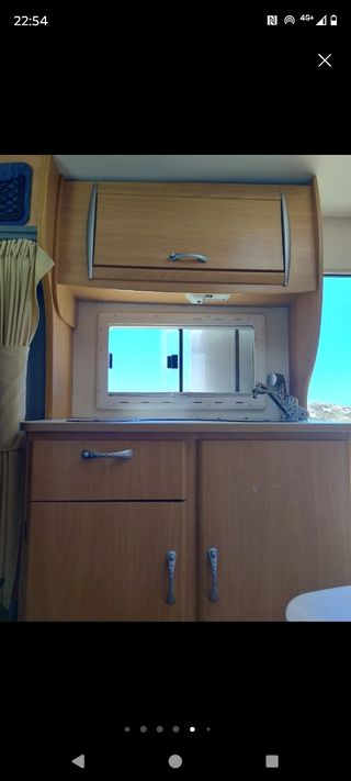 Autocaravana perfilada con garaje xl. Fiat Ducato 