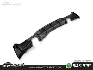 DIFUSOR TRASERO BMW SERIE 4 F32 / F33 LOOK M-PERFORMANCE NEGRO BRILLO
