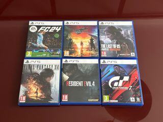 Juegos PS5, todos en estado IMPOLUTO.