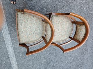 Coppia poltroncine Liberty antiche