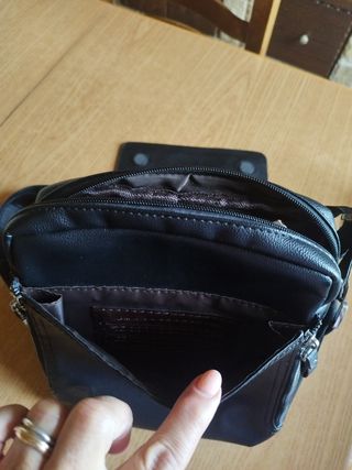 Borsello uomo Leathario nero