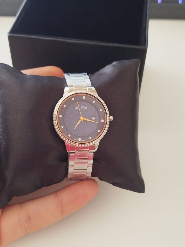 Seiko Alba AH7W29X1 da donna - Quarzo blu