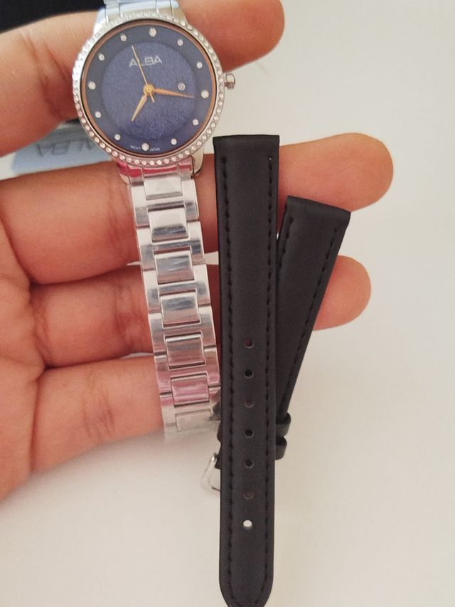 Seiko Alba AH7W29X1 da donna - Quarzo blu