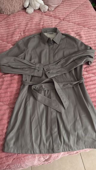 Vestido chaqueta gris