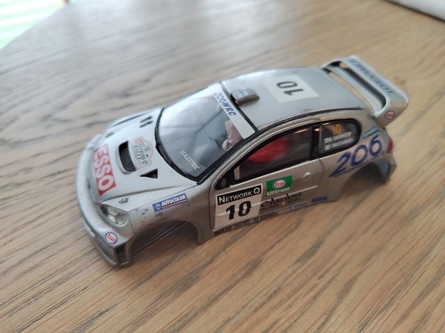 Carrocería Peugeot 206 WRC Scalextric SCX