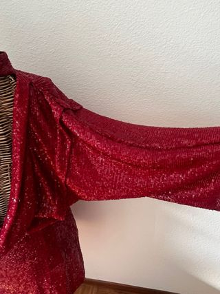 Vestido lentejuelas Zara Talla XS