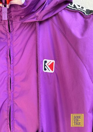 Chaqueta Karl Kani Vintage 90s/Y2K Morado Talla S