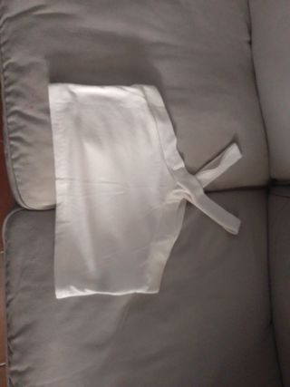Camiseta canalé Shein blanca