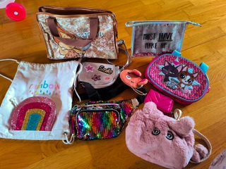 Lote de 7 bolsos y monederos infantiles
