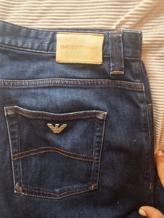 Pantalones Emporio Armani Azules