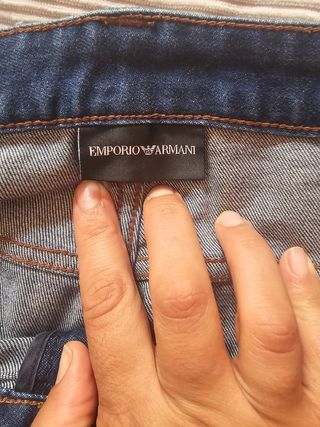 Pantalones Emporio Armani Azules