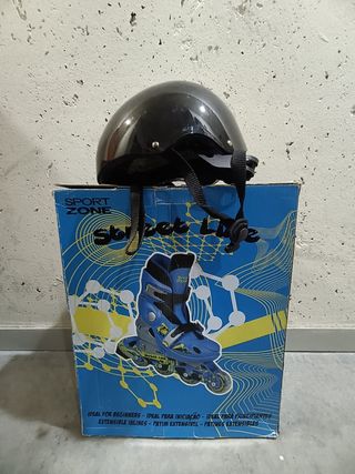 Patines extensibles Talla 26-29. Regalo casco. 