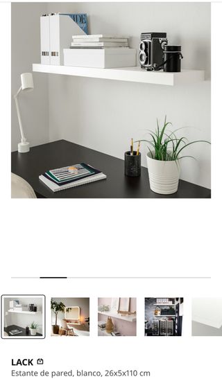 Estanteria Pared Lack Ikea Blancas