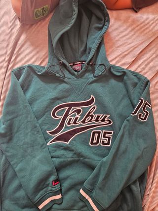 Sudadera FUBU verde con logo