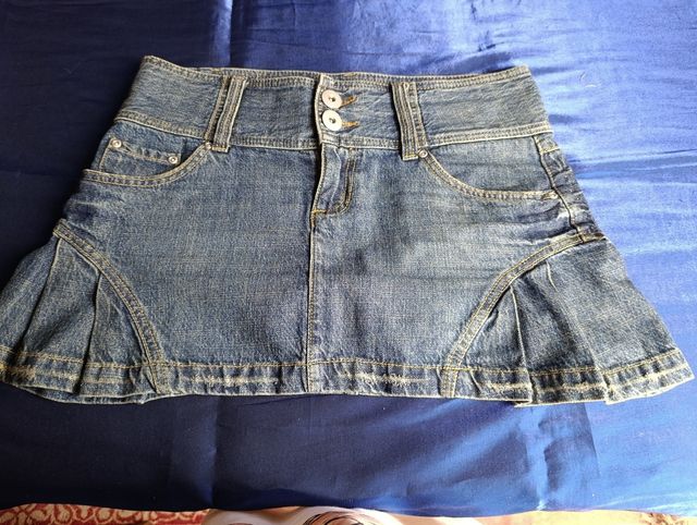 Falda vaquera corta ICHI