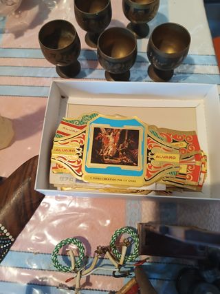 Lote etiquetas vitola de cigarros